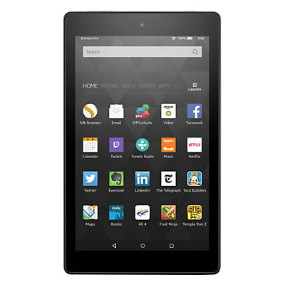 New Amazon Fire HD 8 Tablet, Quad-Core, Fire OS, Wi-Fi, 32GB, 8 Screen, Black New Amazon Fire HD 8 Tablet, Quad-Core, Fire OS, Wi-Fi, 32GB, 8 Screen, Black